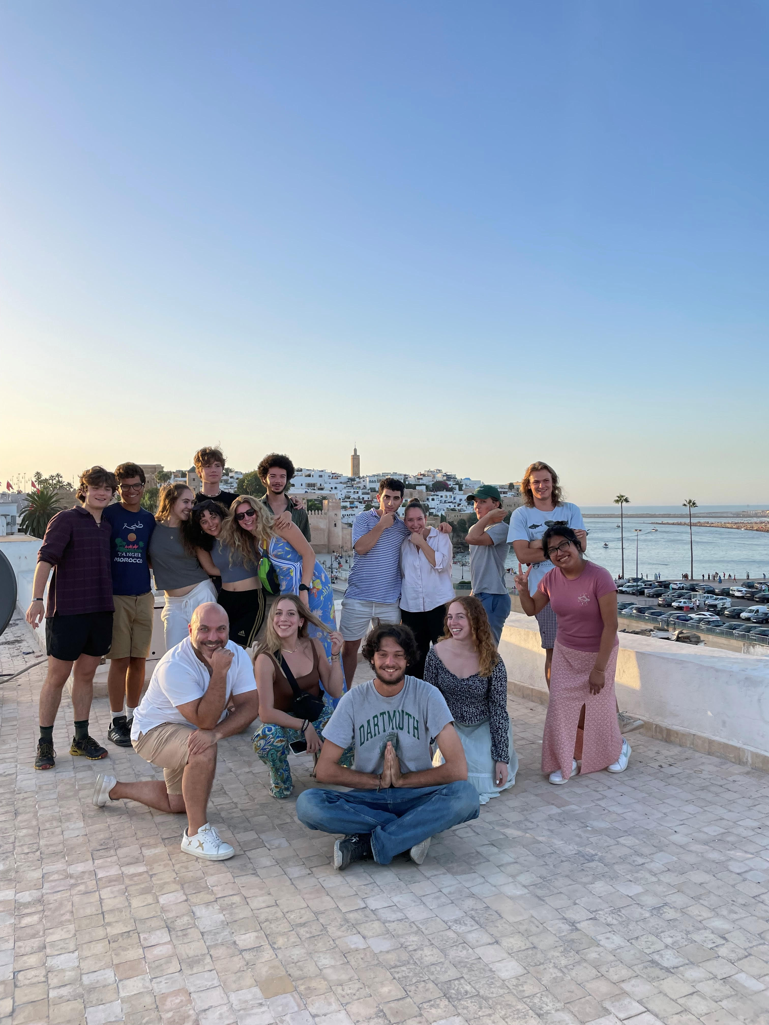 Dartmouth students with Professor El-Ariss